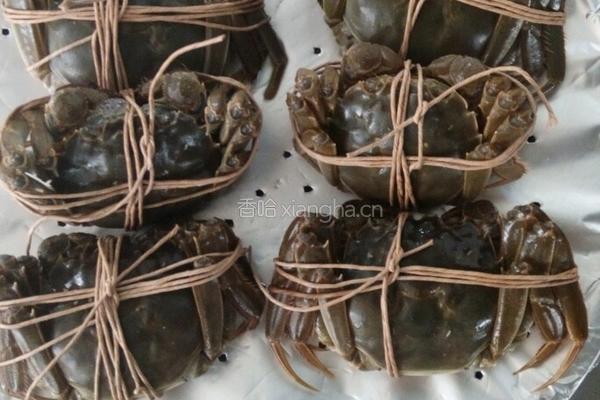 铁板蒸大闸蟹的做法图解1
