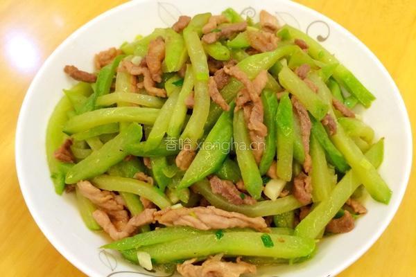 佛手瓜炒肉丝的做法图解8