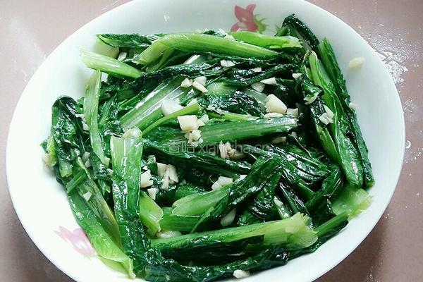 蒜蓉油麦菜的做法图解6