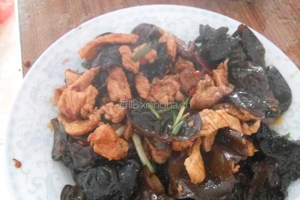 木耳炒肉的做法图解5