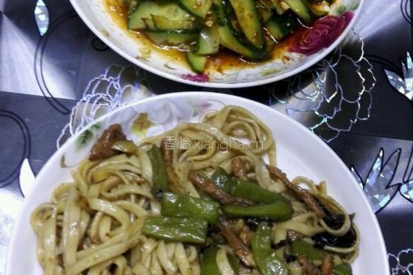 豆角焖面的做法图解12