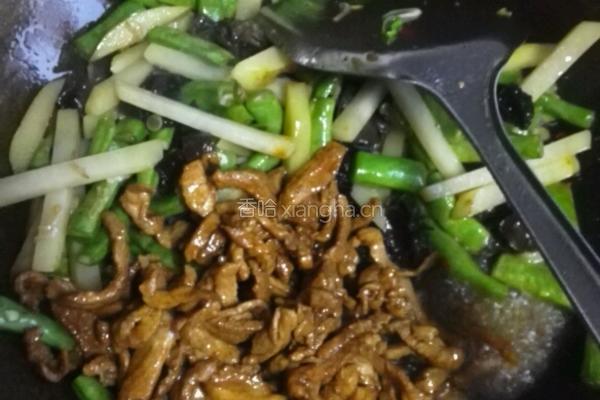豆角焖面的做法图解8