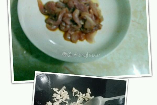 辣椒瘦肉炒豆角的做法图解3
