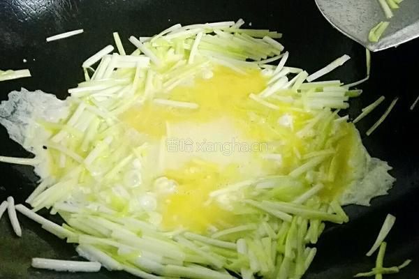 韭王炒鸡蛋的做法图解5
