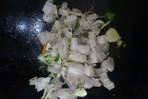 香莴笋炒肉片的做法图解4
