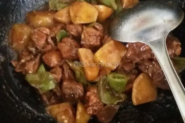 土豆烧鸡腿的做法图解8