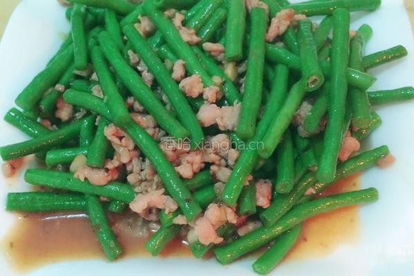 肉末豆角的做法图解5