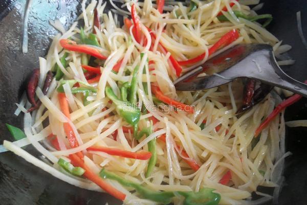 酸辣土豆丝的做法图解8