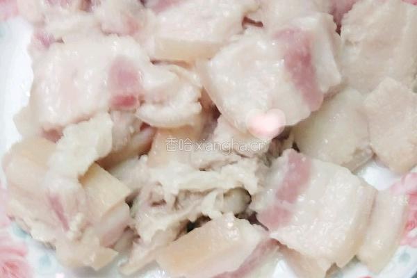 小炒五花肉的做法图解2