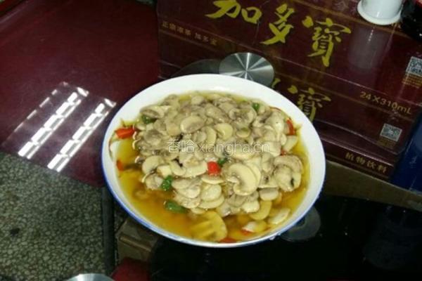 青红椒炒蘑菇的做法图解4