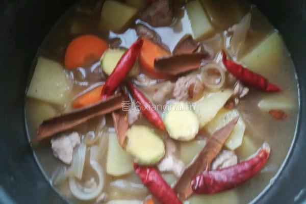 土豆炖肉的做法图解3