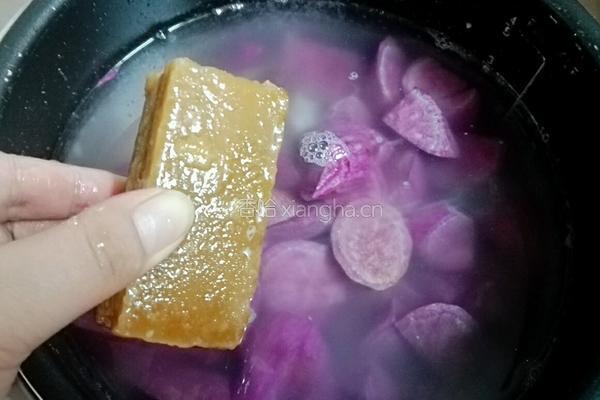 紫薯粥的做法图解5