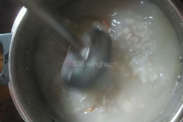 鲜虾粥的做法图解4