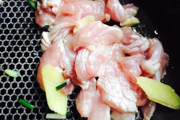剁椒花菜肉片的做法图解4