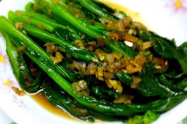 葱油菜心的做法图解8