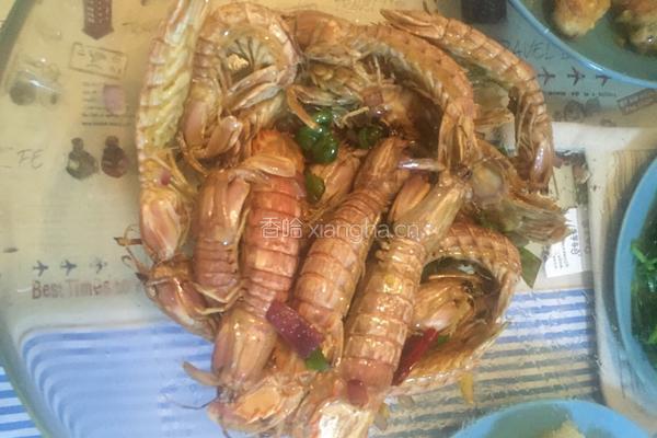 辣炒椒盐濑尿虾的做法图解8