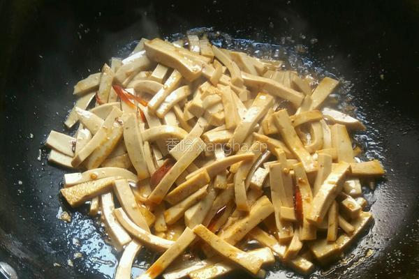 私房菜：素鸡炒肉丝的做法图解7