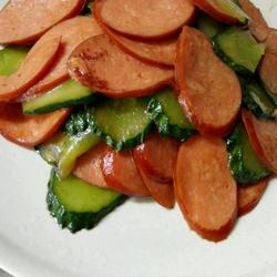 青瓜火腿片的做法[图]