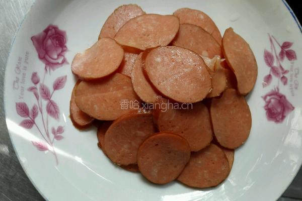 青瓜火腿片的做法图解3