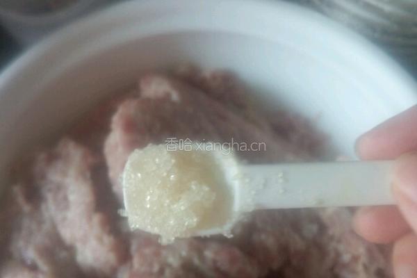 豇豆猪肉包的做法图解2