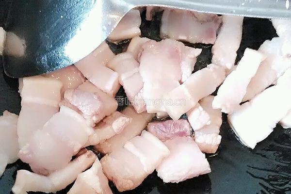 杏鲍菇烧五花肉的做法图解2
