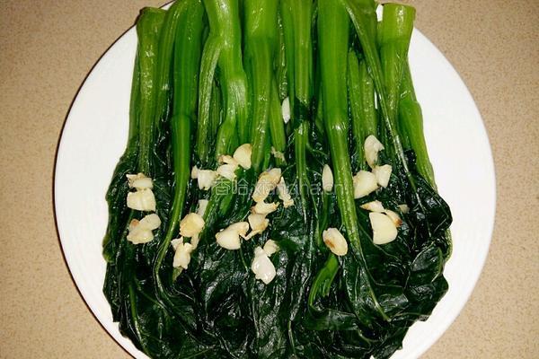 白灼菜心的做法图解4