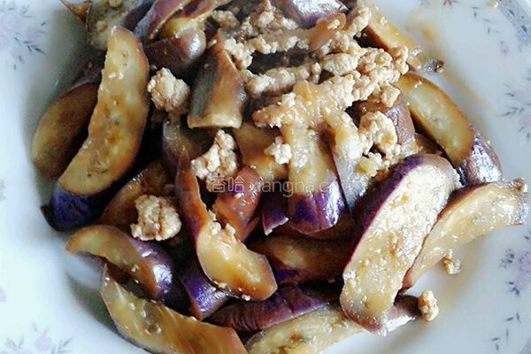 鸡肉末蒜茄子的做法图解6