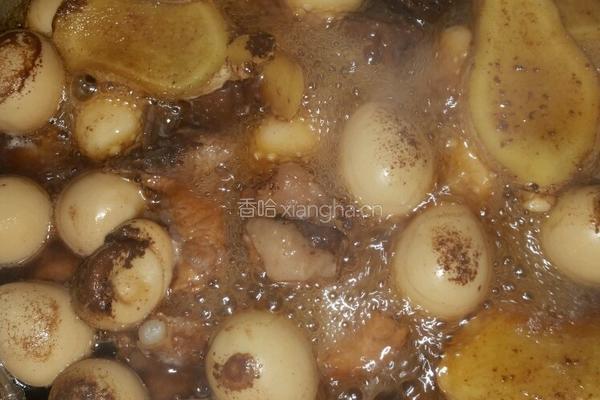 鹌鹑蛋排骨的做法图解7