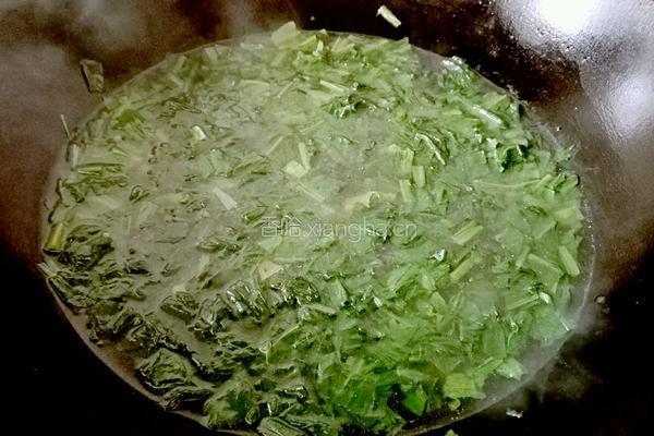 苦麦菜汤的做法图解7