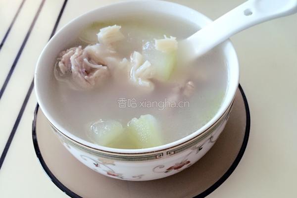 冬瓜瑶柱龙骨汤的做法图解5
