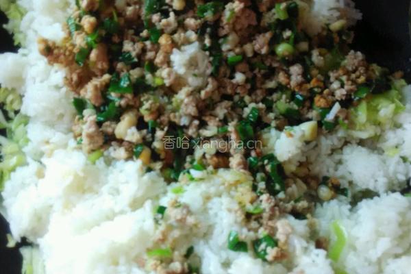 焖包菜饭的做法图解5