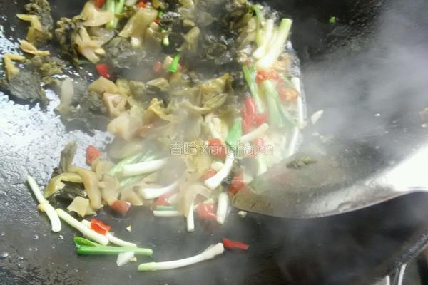 酸菜鸭血的做法图解5