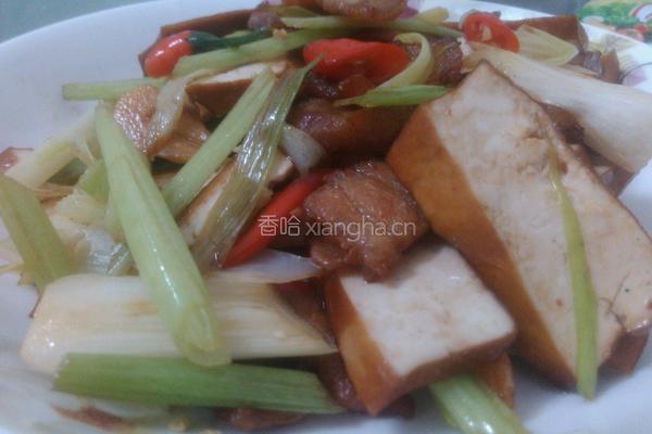 烟熏香干飘香肉的做法图解12