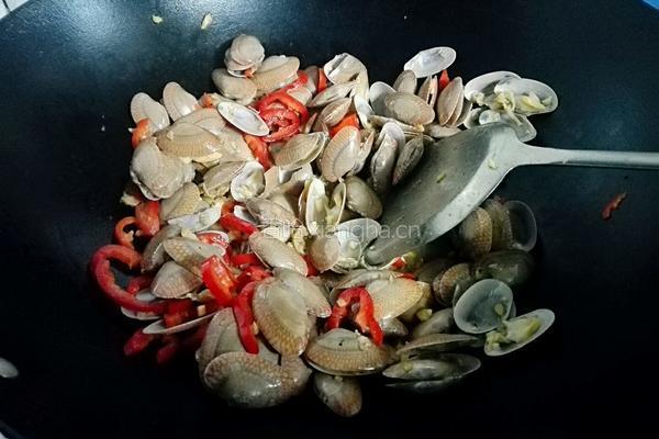 炒花甲的做法图解7