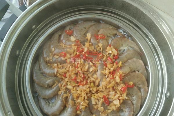 蒜蓉粉丝虾的做法图解11
