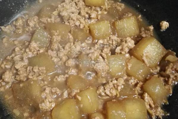 红烧冬瓜肉末的做法图解9