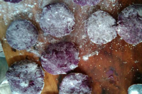 紫薯饼的做法图解4