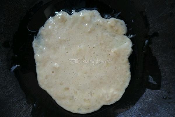 宝宝辅食〈香蕉鸡蛋饼〉的做法图解6