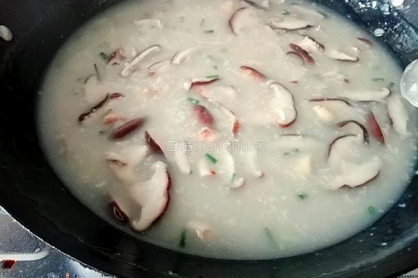 冬菇滑鸡粥的做法图解6