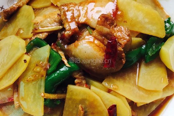 土豆片小炒肉的做法图解6