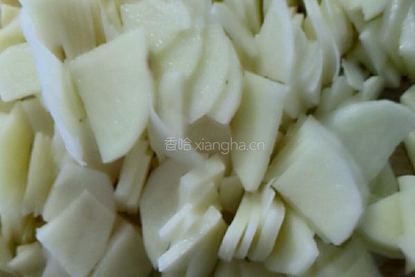 土豆肉片的做法图解1