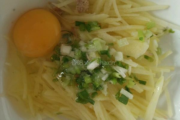 营养美味土豆丝饼的做法图解2