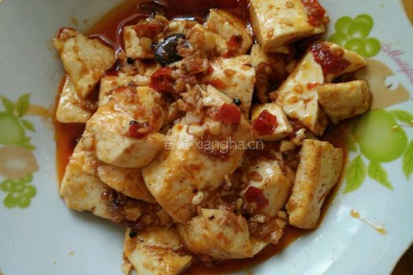 素食麻婆豆腐的做法图解2
