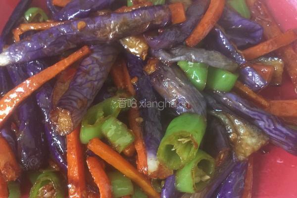 茄子胡萝卜的做法图解8
