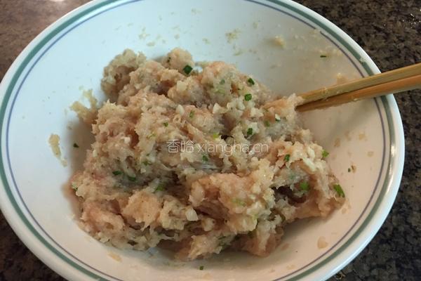 孜然鸡肉丸的做法图解3
