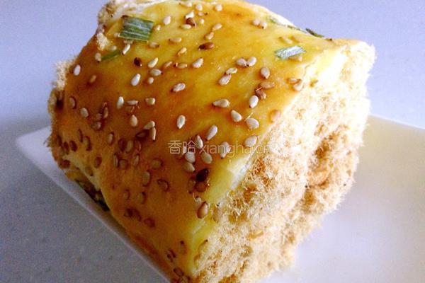 香葱肉松卷的做法图解10