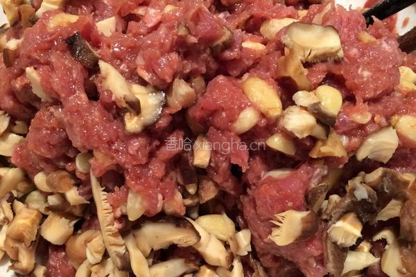 火鸡肉酿豆腐的做法图解3