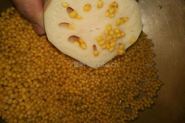 绿豆酿连藕的做法图解3
