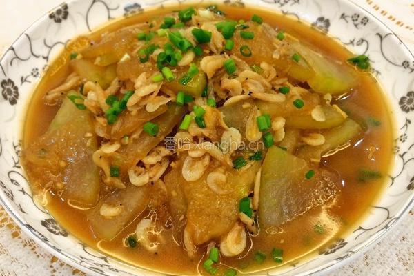 蚝油虾皮焖冬瓜的做法图解8