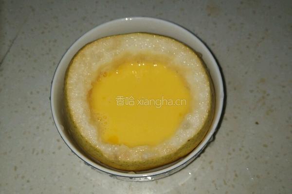 秋梨蒸蛋的做法图解2